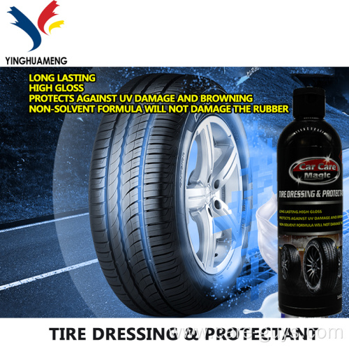 tyre polish trim restore liquid wax